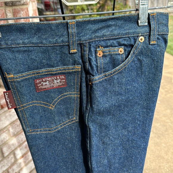 NOS Levi’s 1977 Deadstock Blue Denim Jeans 26503 sz 7 USA Made Old Stock - Picture 8 of 10
